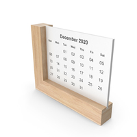 Frame Calendar Light wood PNG & PSD Images