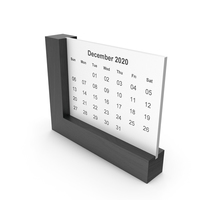 Frame Calendar Dark wood PNG & PSD Images