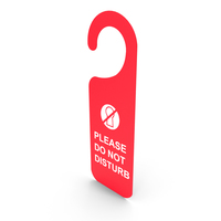 Double Sided Door Hanger Sign PNG & PSD Images