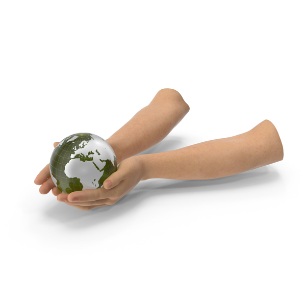 Earth Held In Hands PNG & PSD Images