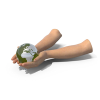 Hands Holding Globe PNG & PSD Images
