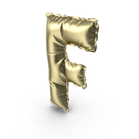 Balloon Letter F PNG & PSD Images