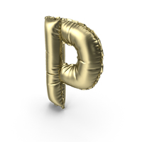 Balloon Letter P PNG & PSD Images