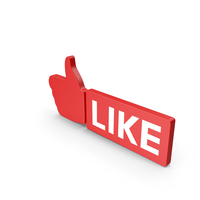 Like Red Web Icon PNG & PSD Images