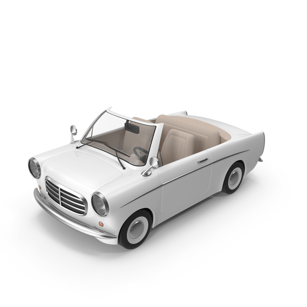 Cartoon Car White PNG & PSD Images