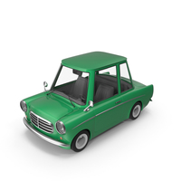 Cartoon Car Green PNG & PSD Images