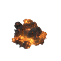 汽油爆炸PNG和PSD图像