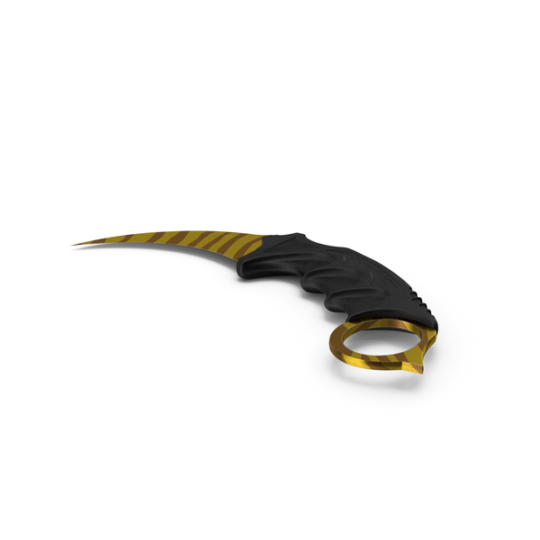CS:GO Karambit Tiger Tooth PNG & PSD Images