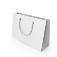 White Packaging Bag with White Handles PNG & PSD Images