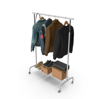 Rail Coat With Clothing PNG & PSD Images