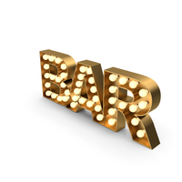 Marquee Sign BAR PNG & PSD Images