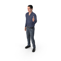 Casual Man James Thumbs Up PNG & PSD Images