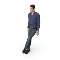 Casual Man James Leaning PNG & PSD Images