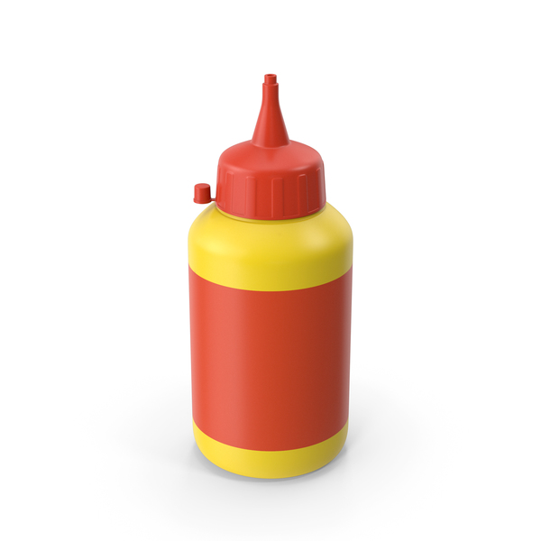 Glue Bottle Yellow PNG & PSD Images