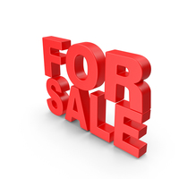 For Sale 3D Text PNG & PSD Images