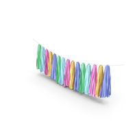 Multicolored Tassel Garland PNG & PSD Images