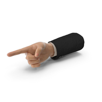 Suit Hand Pointing PNG & PSD Images