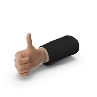 Suit Hand White Thumb Up PNG & PSD Images