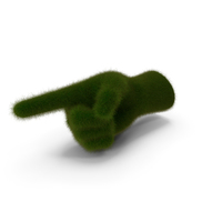 Grassy Hand Pointing PNG & PSD Images