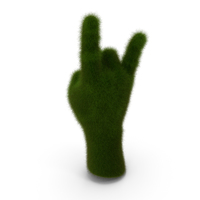 Grassy Hand Rock N Roll PNG & PSD Images