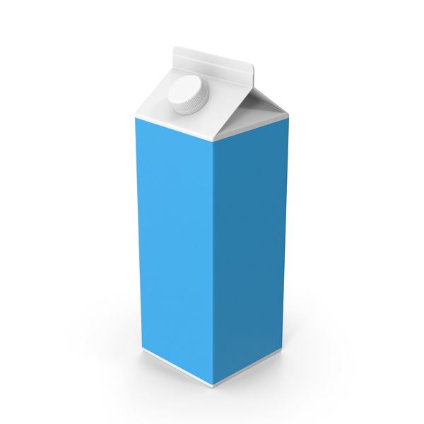 纸箱牛奶包PNG和PSD图像