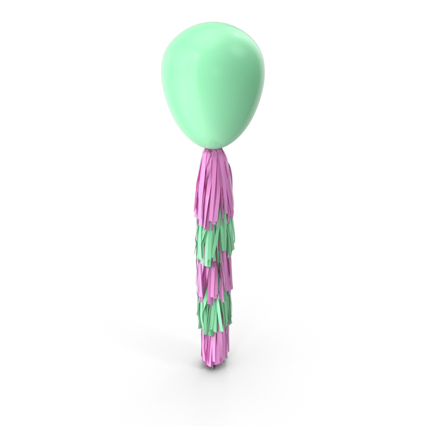 Green Balloon with Pink and Green Tassel Garland PNG Images & PSDs for  Download
