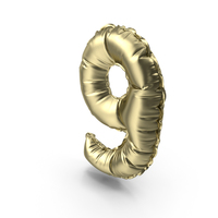 Balloon Number 9 PNG & PSD Images