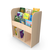 Kids Bookshelf PNG & PSD Images