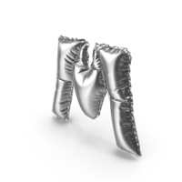Silver Balloon Letter M PNG & PSD Images