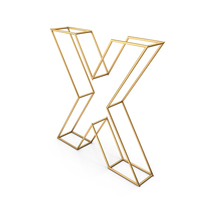 Decorative Wire Letter X PNG & PSD Images