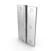Steel Hinge With Screwhead PNG & PSD Images
