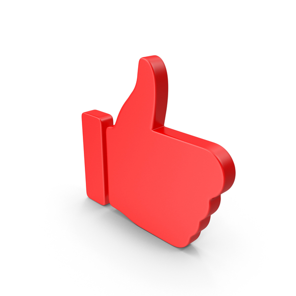 Thumbs Up Red Web Icon PNG & PSD Images