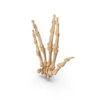 Skeletal Vulcan Salute PNG & PSD Images