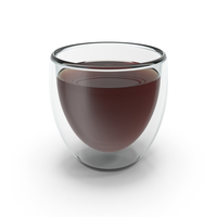 Double Wall Glass With Drink PNG & PSD Images