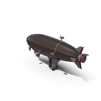 Cartoon Military Zeppelin PNG & PSD Images