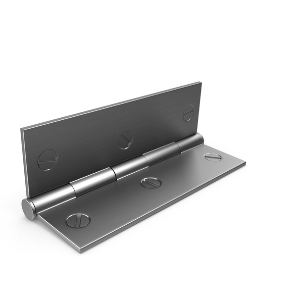 Steel Hinge With Screw Head PNG & PSD Images