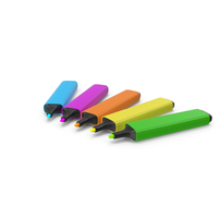 Highlight Markers PNG & PSD Images