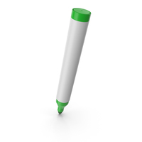 Green Marker Pen PNG & PSD Images