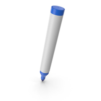 Blue Marker Pen PNG & PSD Images