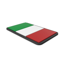 Flag of Italy PVC Patch PNG & PSD Images
