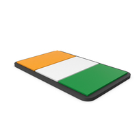 Flag of Ivory Coast PVC Patch PNG & PSD Images