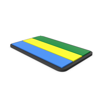 Flag of Gabon PVC Patch PNG & PSD Images