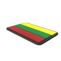 Flag of Lithuania PVC Patch PNG & PSD Images