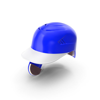 Baseball Helmet Ear Flap Blue PNG & PSD Images