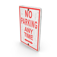 No Parking Anytime Sign PNG & PSD Images