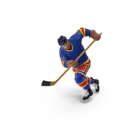 Hockey Attacker Character 03 PNG & PSD Images