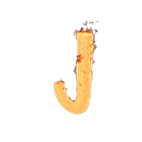 Fire Letter J PNG & PSD Images