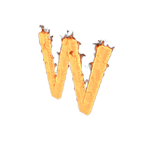 Fire Letter W PNG & PSD Images