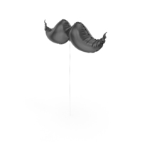 Mustache Shape Foil Balloon PNG & PSD Images