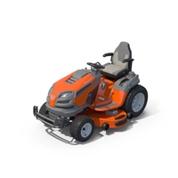 Husqvarna花园拖拉机草皮割草机PNG和PSD图像